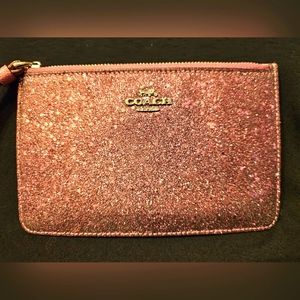 COACH Authentic Glittery Wristlet like NEW